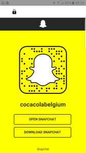 Coca-Cola Snapchat