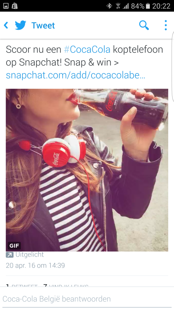 Snapchat contest Coca-Cola