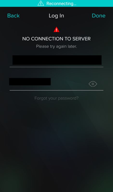 Vero connection issue