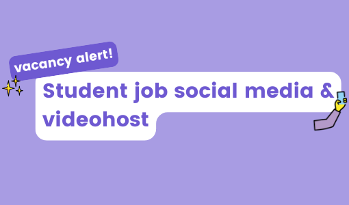 Student job social media & videohost (contract worker) – vacancy